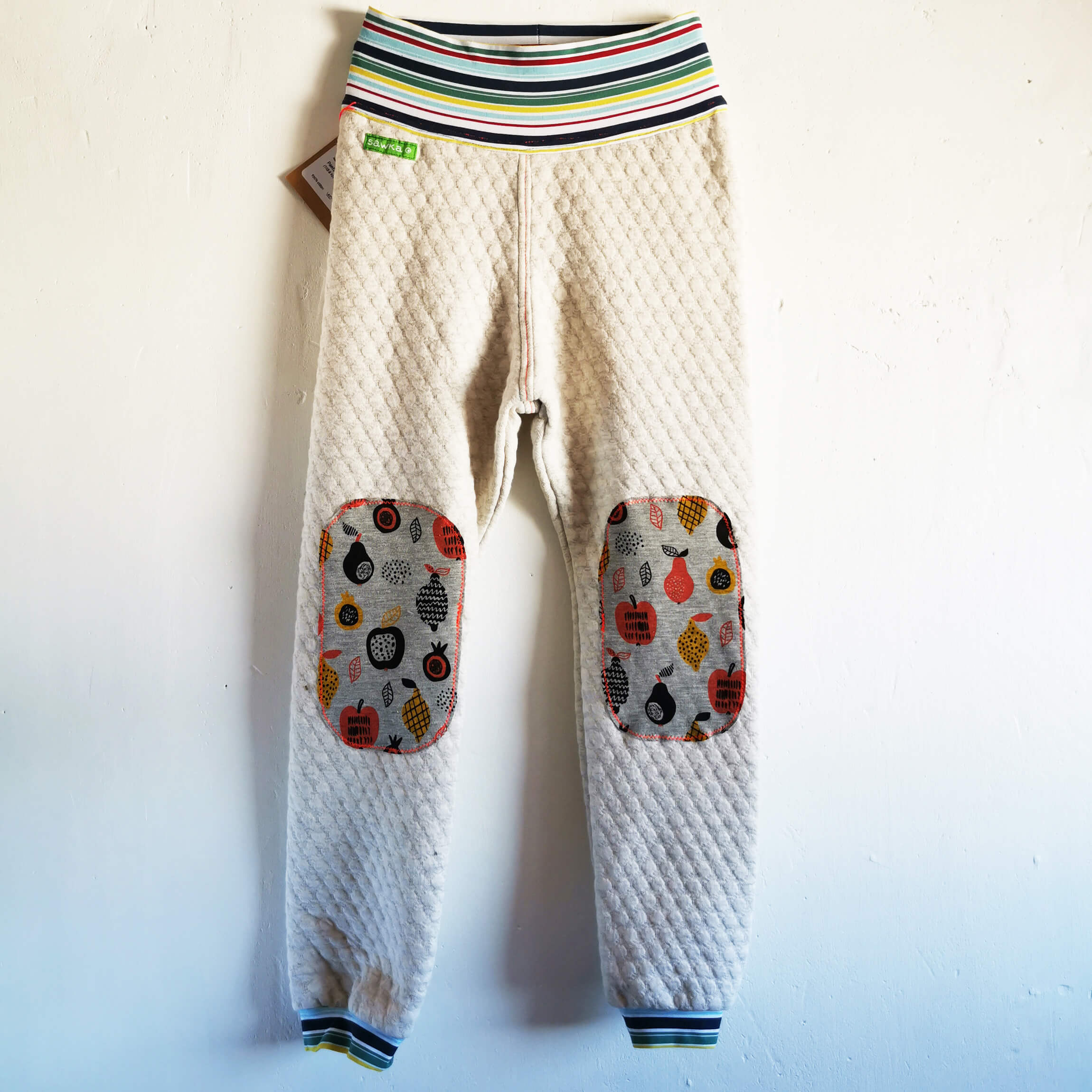 pantalon à genouillères molletonné • verger en ivoir