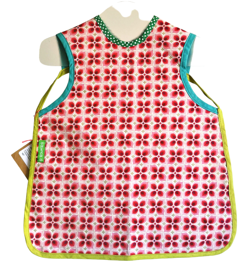 bavoir tablier • motif sixties