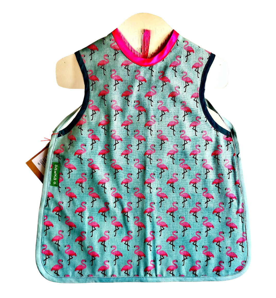 bavoir tablier • flamants roses