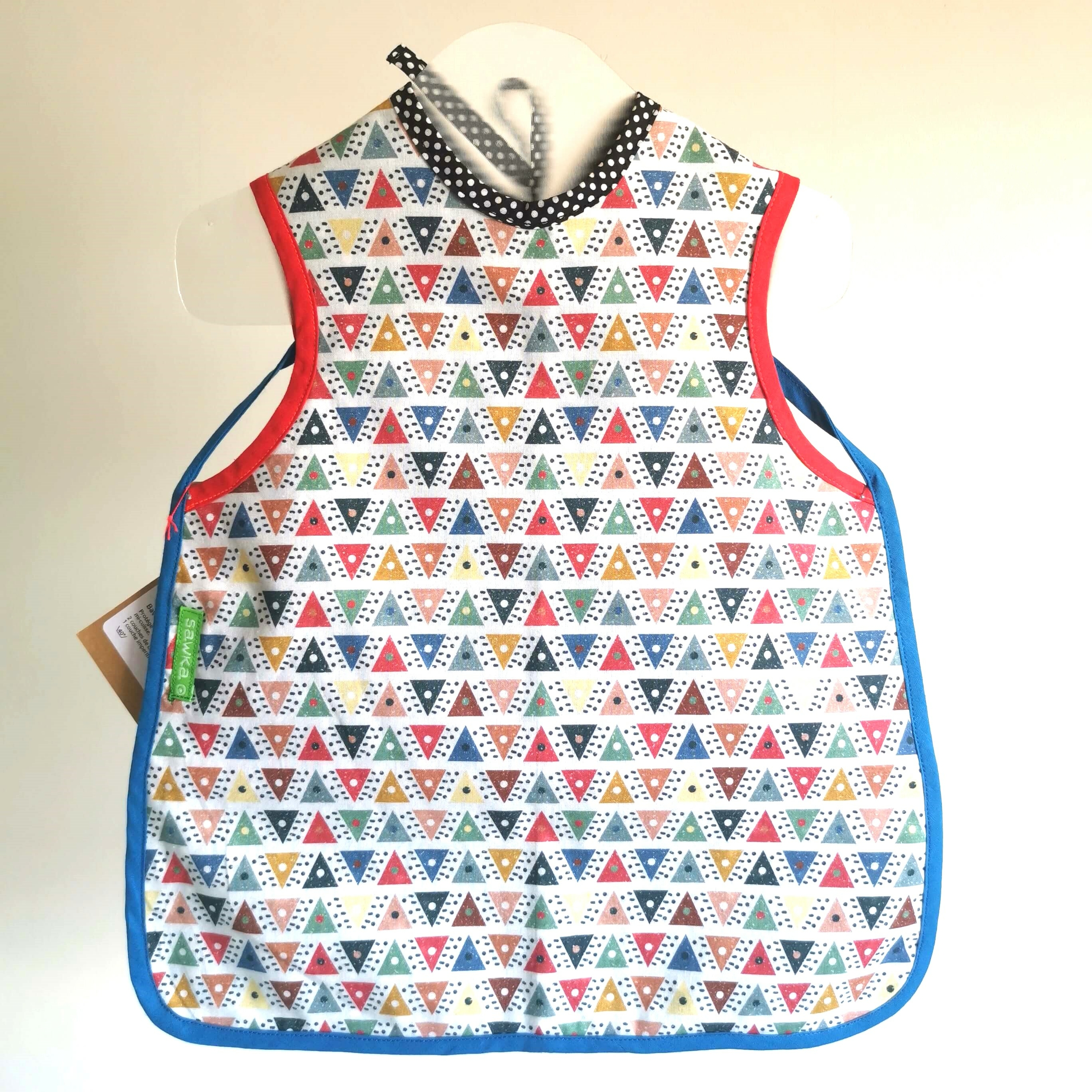 bavoir tablier • triangles riantes