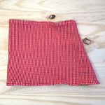 bonnet+tour de cou bleu claire et rouge carreaux -sawka-5