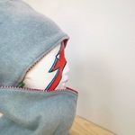 bonnet+tour de cou bleu claire et rouge carreaux -sawka-3