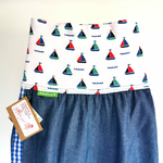 pantalon évolutif sarouel sawka jean bleu clair 6 mois - 3 ans 3