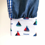 pantalon évolutif sarouel sawka jean bleu clair 6 mois - 3 ans 4