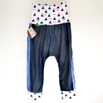 pantalon évolutif sarouel sawka jean bleu foncé 2 ans - 5 ans 2