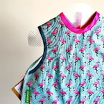 bavoir-tablier flamants roses SAWKA2