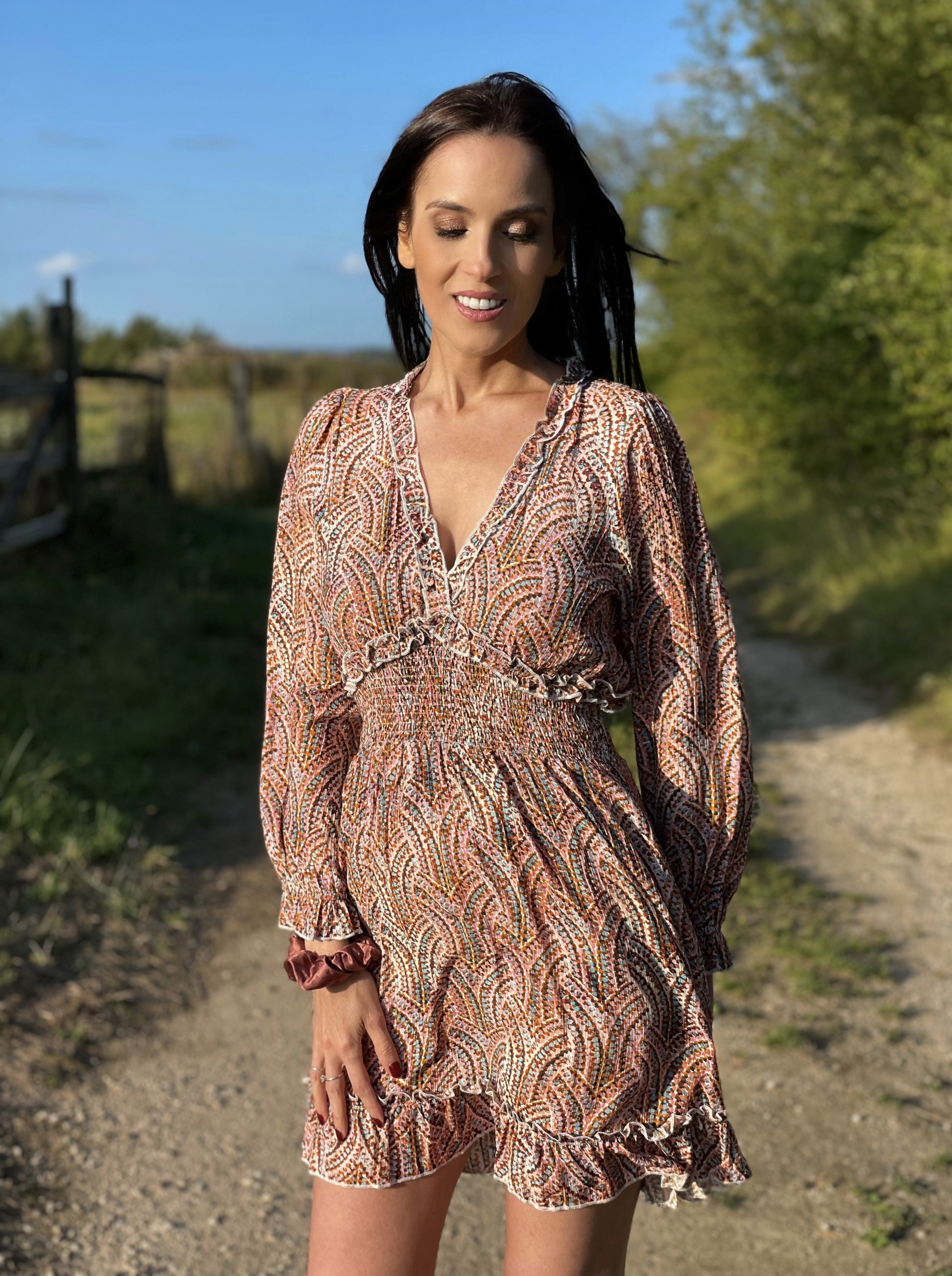 Robe à imprimé AURORE
