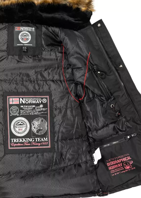 Parka Homme Geographical Norway ABIOSAURE MEN BLACK