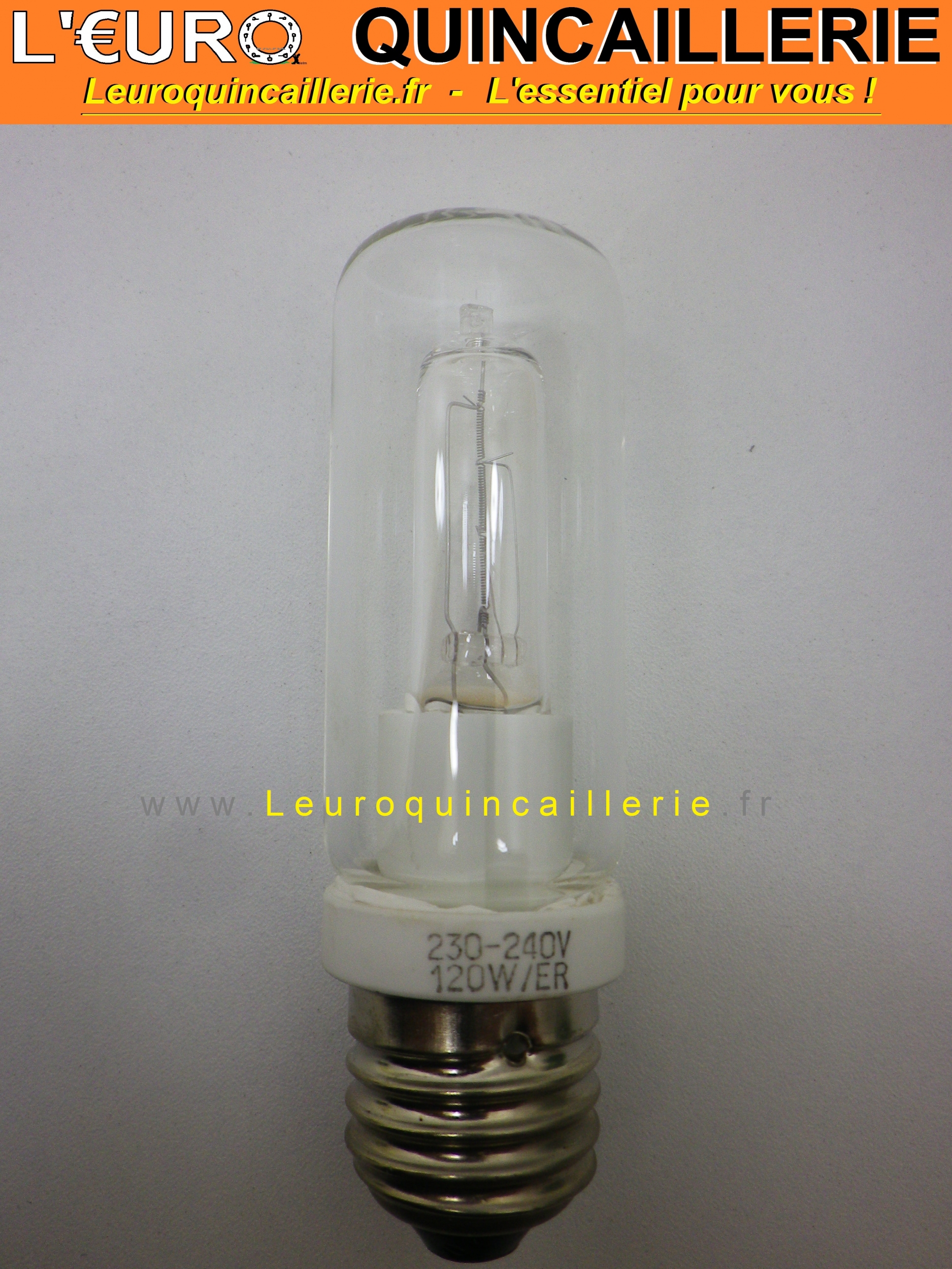 Ampoule Halogène tube E27 économique 120W=150W