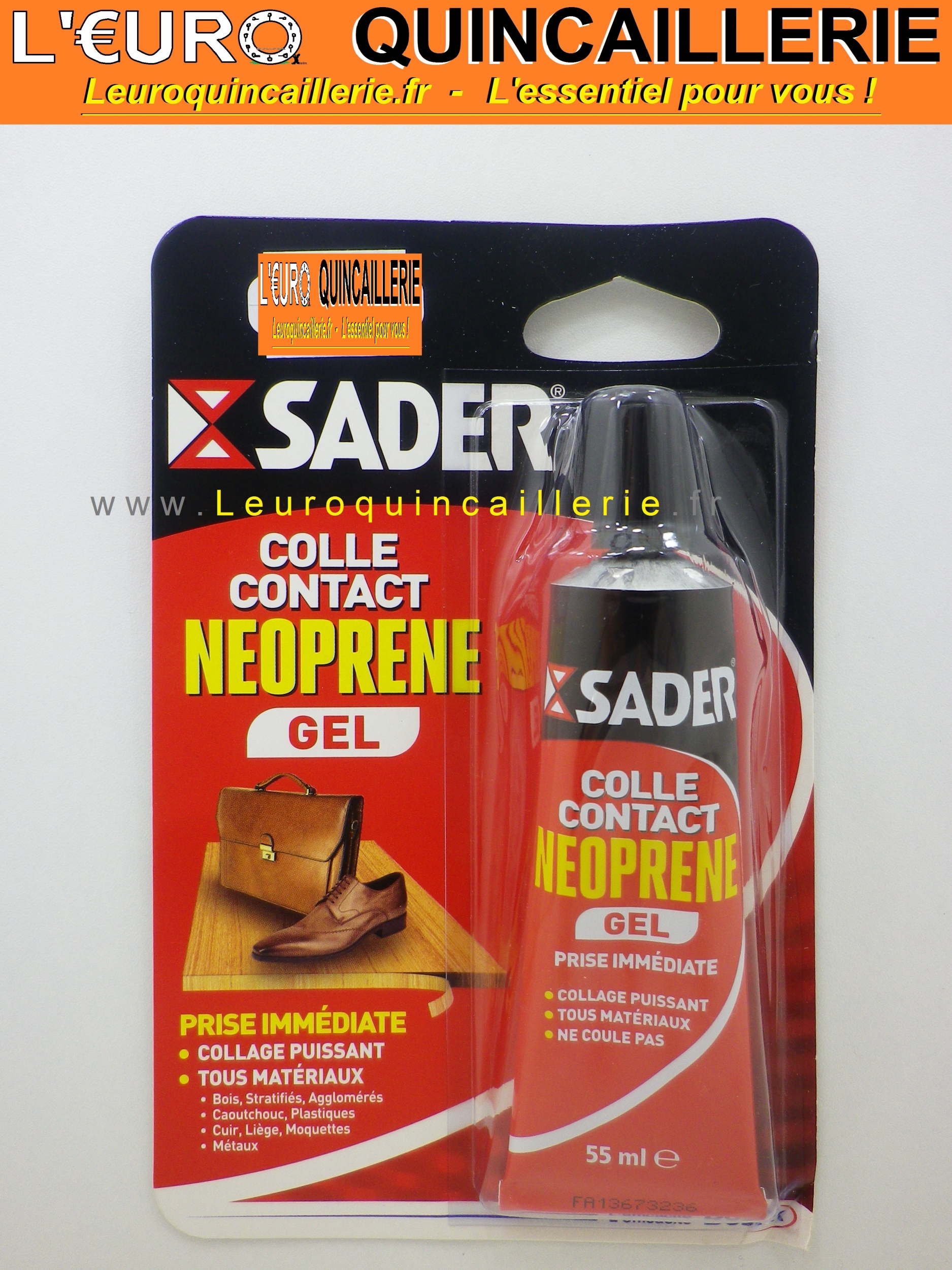 Colle Contact Néoprene Gél Sader tube 55ml