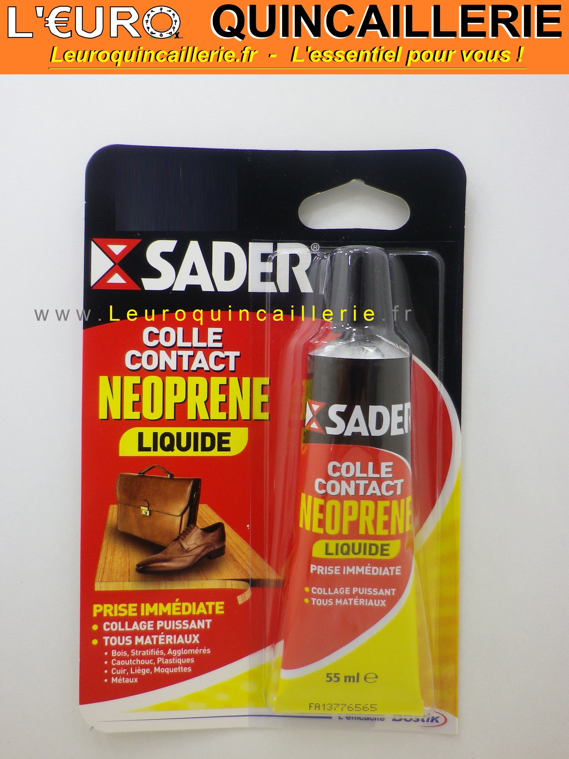 Colle Néoprene Liquide contact Sader tube 55ml