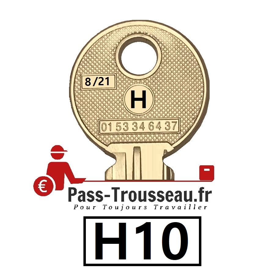 La clé H10 pass ptt 8sur21