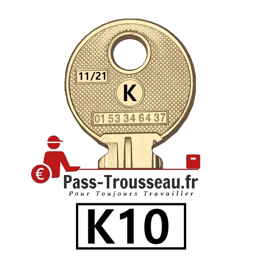 La clé K10 pass ptt 11sur21