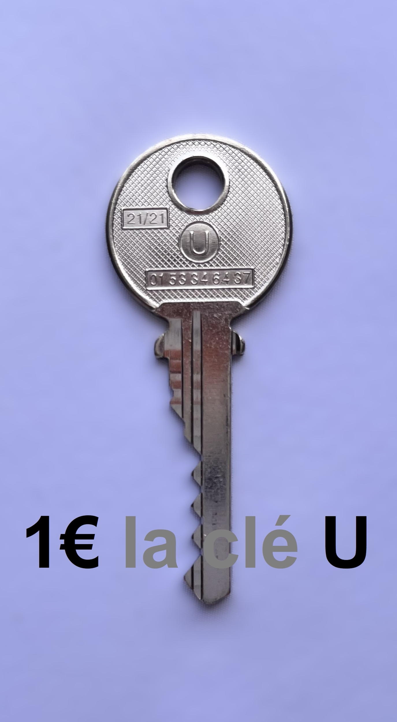 Clé U Pass U10 Pass-Trousseau 1€