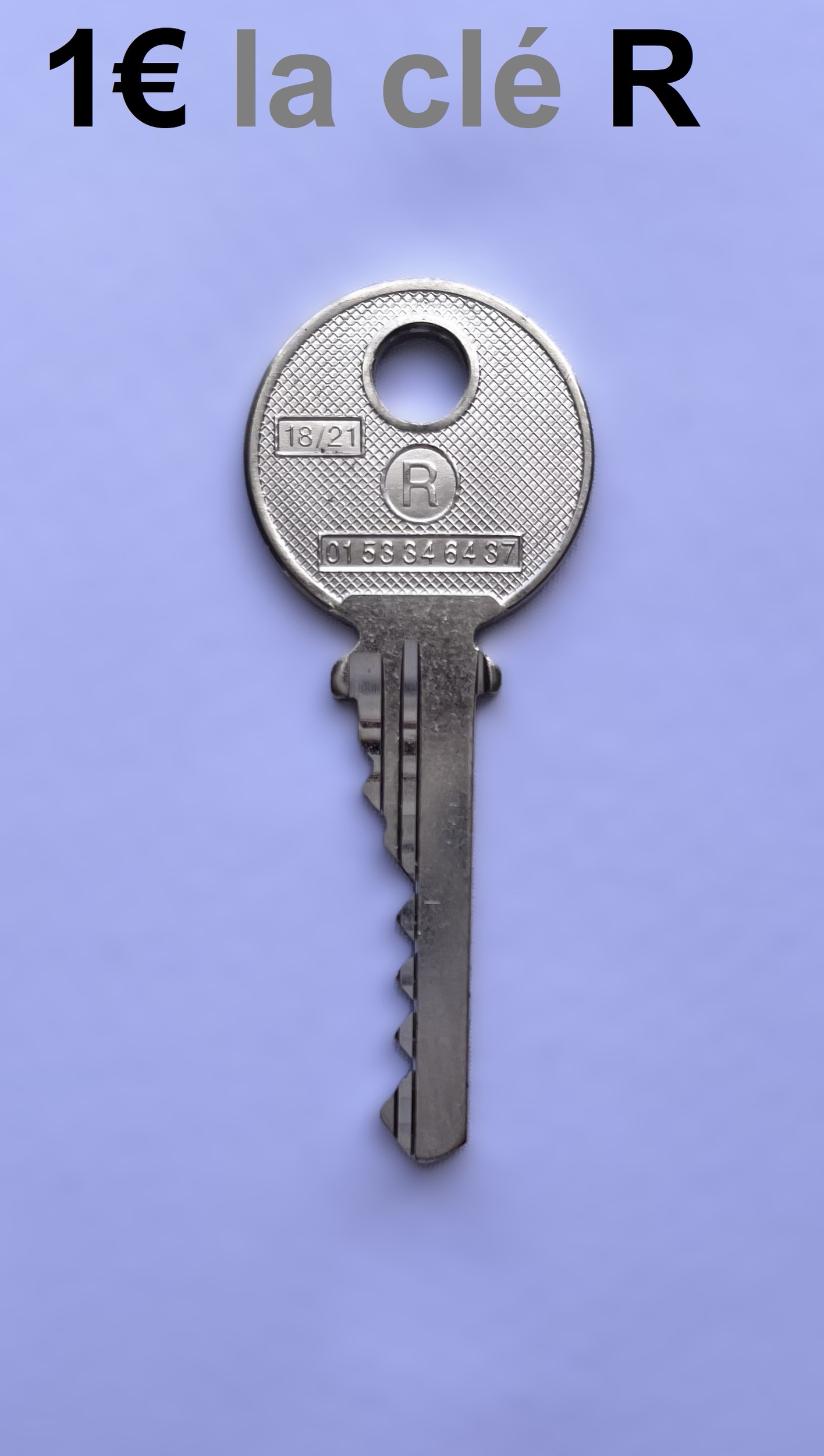 Clé R pass PTT R10 Pass-Trousseau 1€