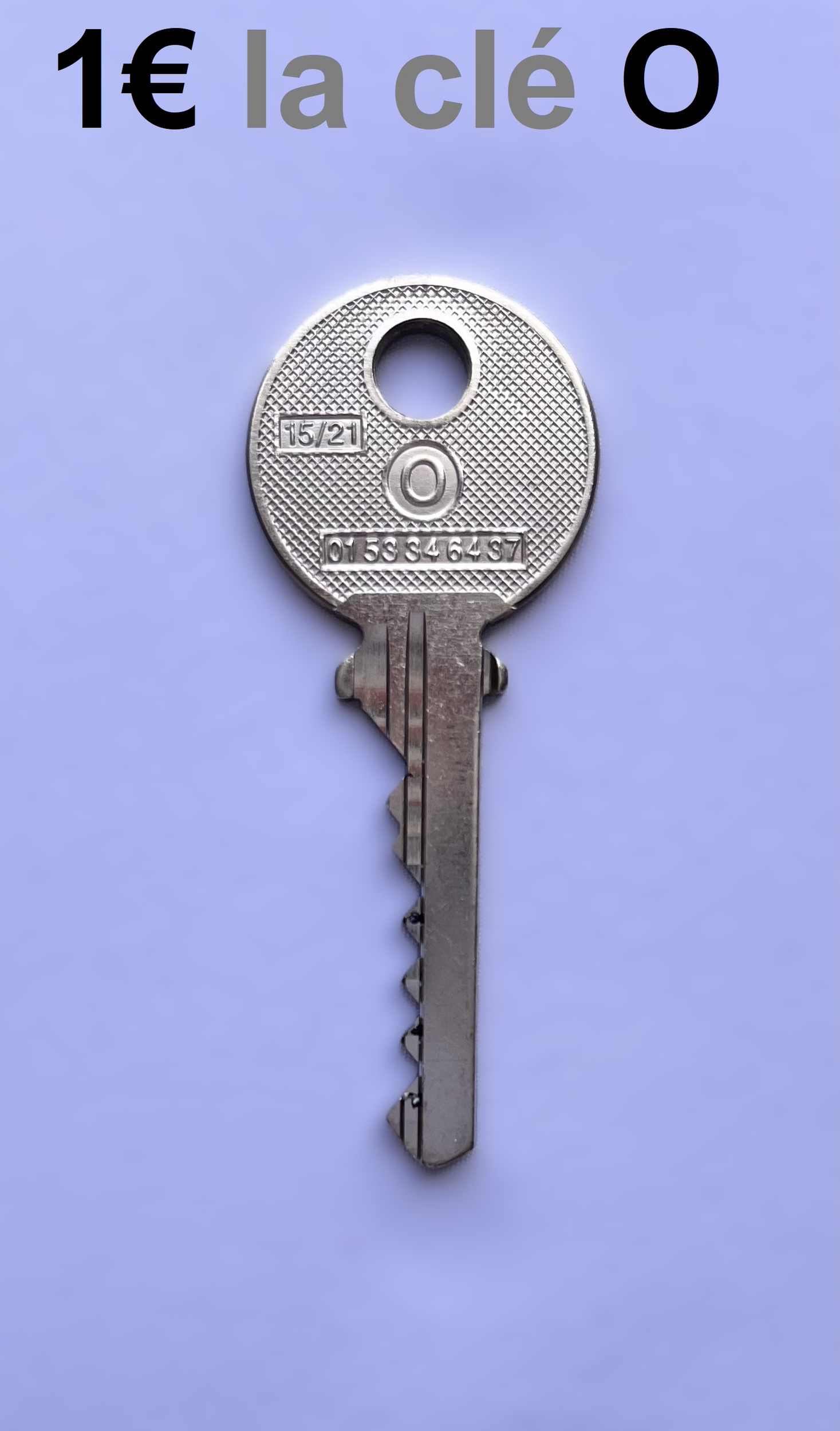 Clé O pass PTT O10 Pass-Trousseau 1€