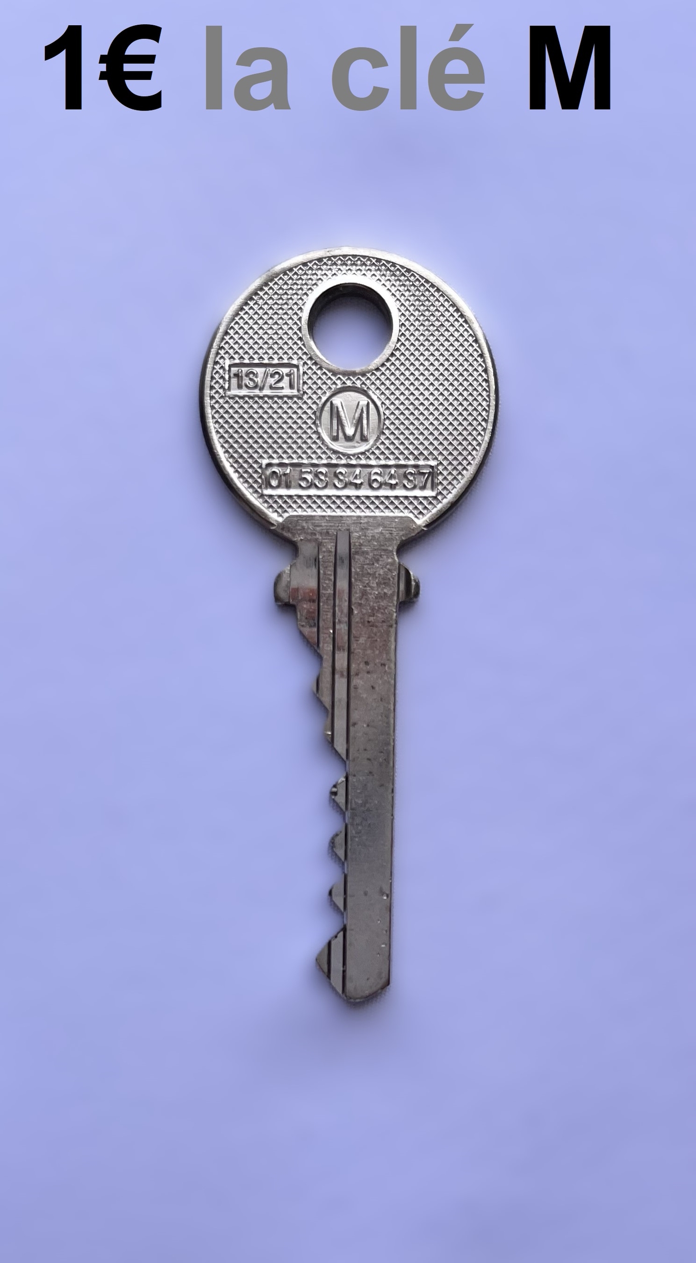 Clé M pass PTT M10 Pass-Trousseau 1€