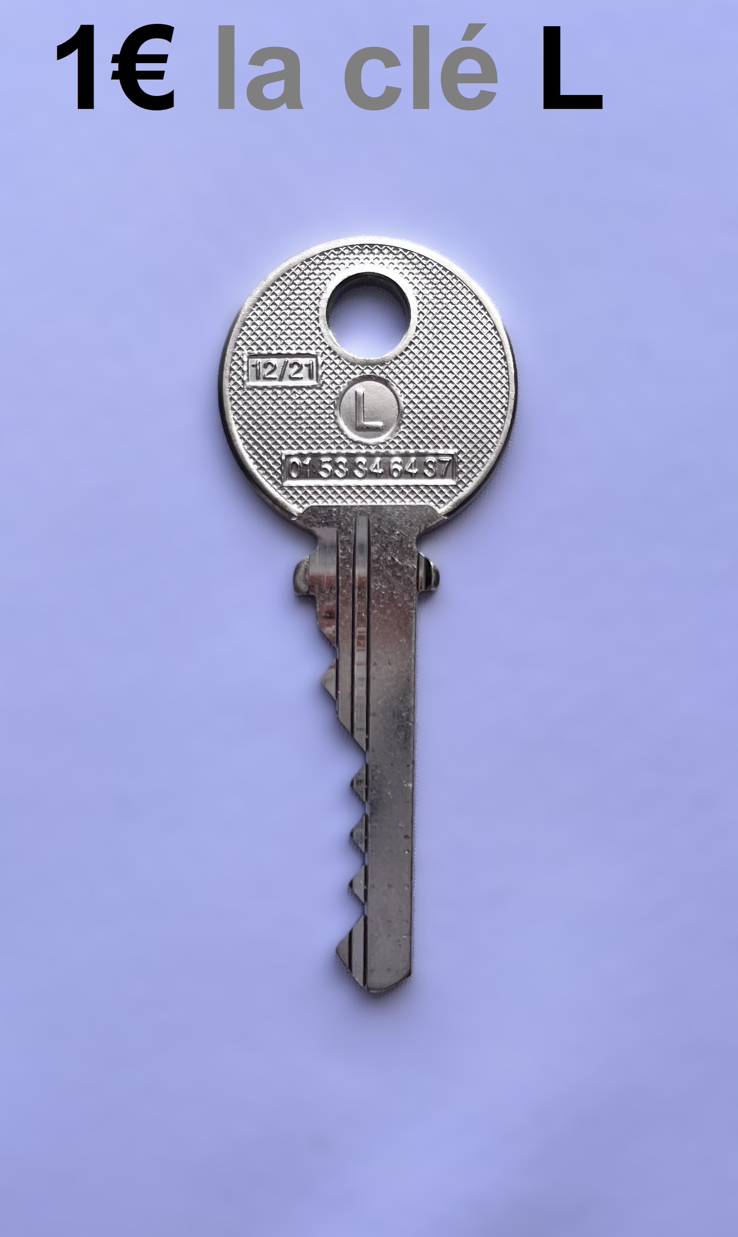 Clé L pass PTT L10 Pass-Trousseau 1€