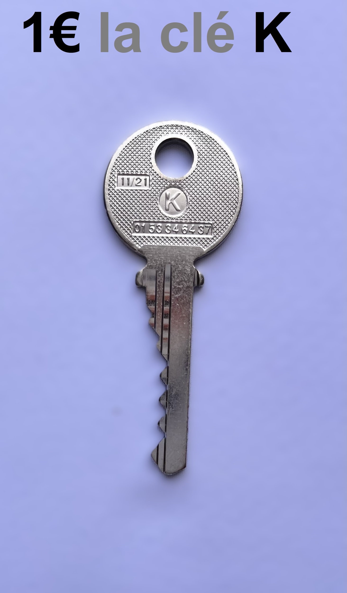 Clé K pass PTT K10 Pass-Trousseau 1€