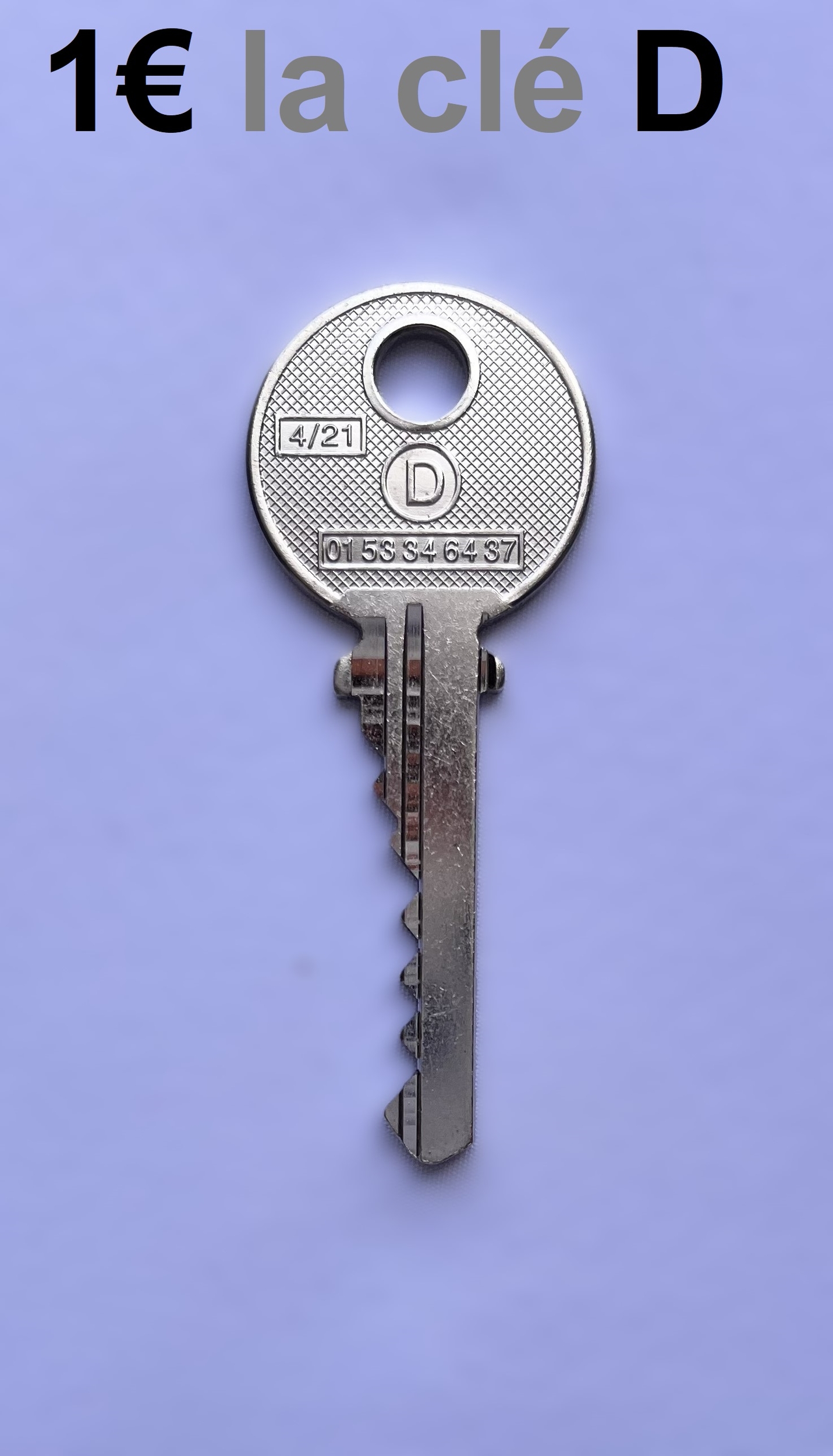 Clé D pass PTT D10 Pass-Trousseau 1€