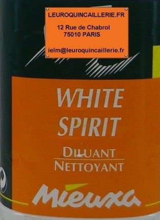 White Spirit diluant, nettoyant MIEUXA : la bouteille de 1 l à Prix  Carrefour