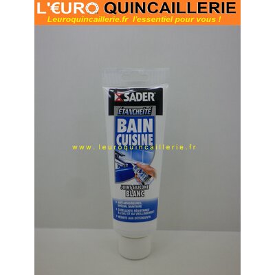 JOINT SILICONE BLANC SANITAIRE SADER BAIN CUISINE