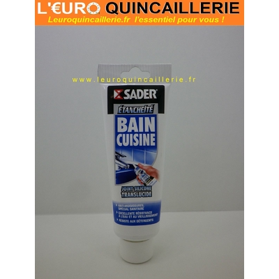 JOINT SILICONE SADER SANITAIRE TRANSLUCIDE