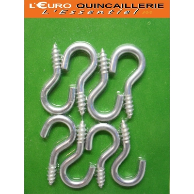 CROCHETS A VIS ACIER ZINGUE 2,5x12 (2)
