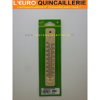 TERMOMETRE BOIS 18 CM
