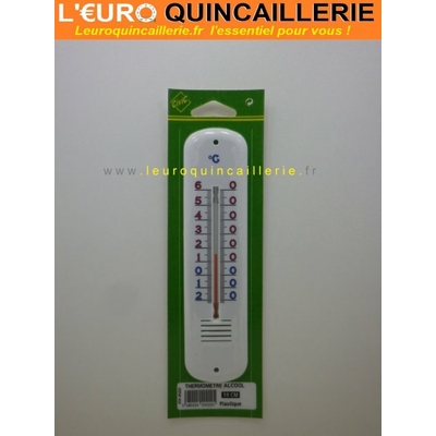 THERMOMETRE ALCOOL PLASTIQUE 19 CM