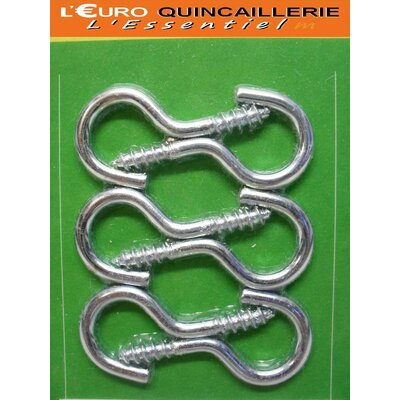 CROCHET A VIS ACIER ZINGUE 3,5x20 (2)