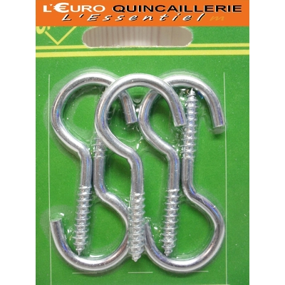 CROCHETS A VIS ACIER ZINGUE 4x30 (2)