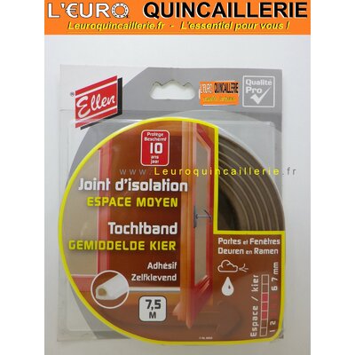 JOINT ISOLATION ESPACE MOYEN BRUN ADHESIF