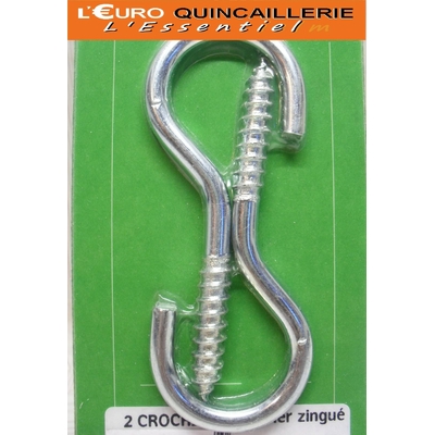 CROCHETS A VIS ACIER ZINGUE 6x50 (2)