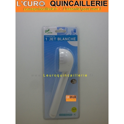 POMME DE DOUCHE BLANCHE
