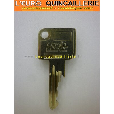 Clé Vachette HDI sur numéro brevetée