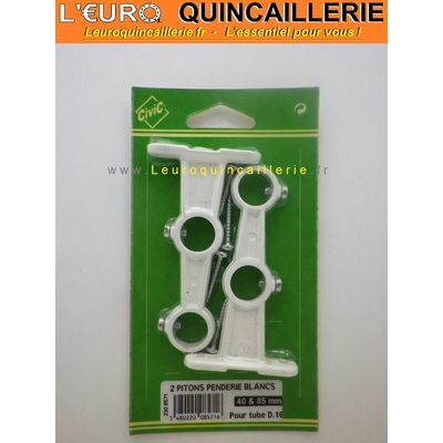 Pitons double pour trigle d.16mm