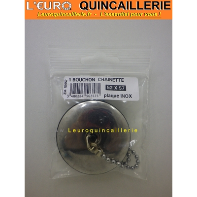 Bouchon plus chainette 52-57