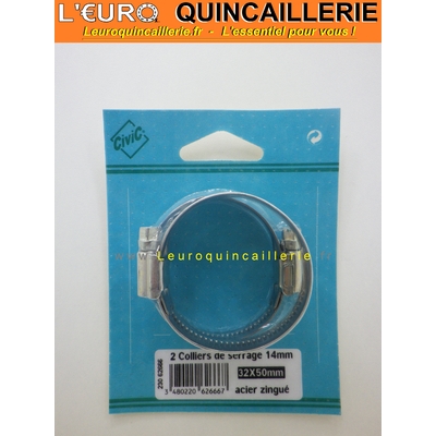 Collier de serrage 14 mm, 32-50