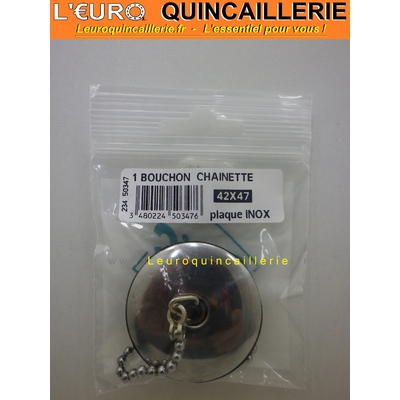 Bouchon plus chainette 42-47