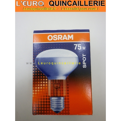 Ampoule spot R80 E27 75w Osram