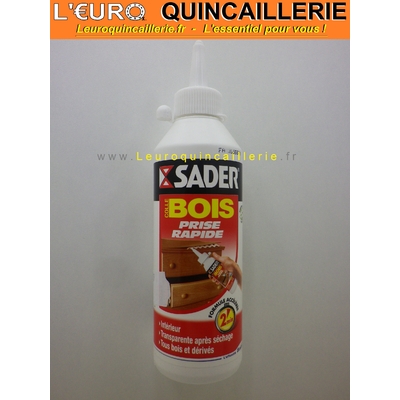 Colle à bois rapide biberon Sader 250g