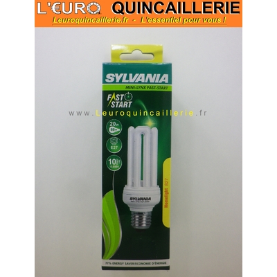 Ampoule basse consommation E27 20W=88W