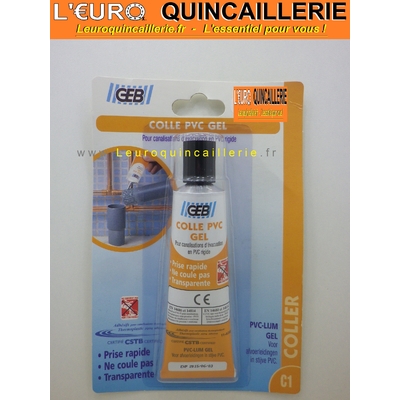 Colle PVC GEB tube Gél 50ml prise rapide