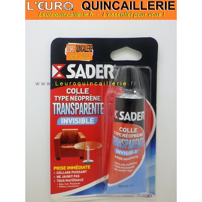 Colle Contact Néoprene transparente Sader tube 55ml