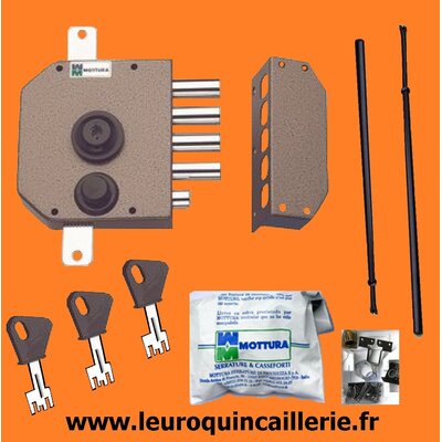 Serrure Mottura 630 avec 3 clés