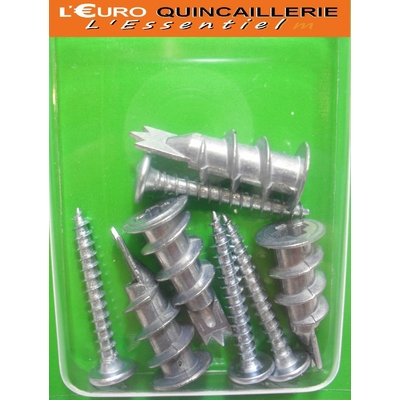 4 CHEVILLES AUTO-FORANTES MATERIAUX CREUX (2)