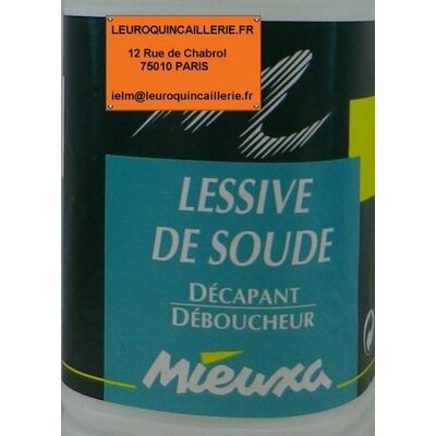LESSIVE DE SOUDE