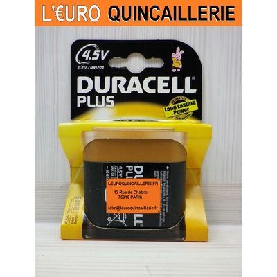 PILE 4,5V DURACEL PLUS