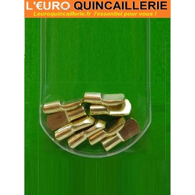 8 TAQUETS D'ETAGERE D.6MM 2